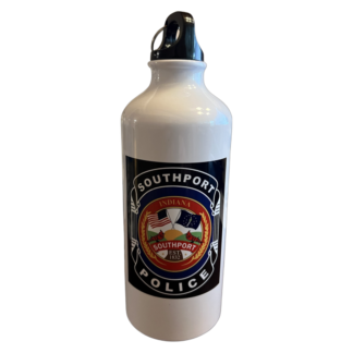 Southport Police Patch White Stainless Water Bottle