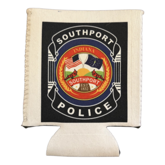 Southport Police Patch White Coozie